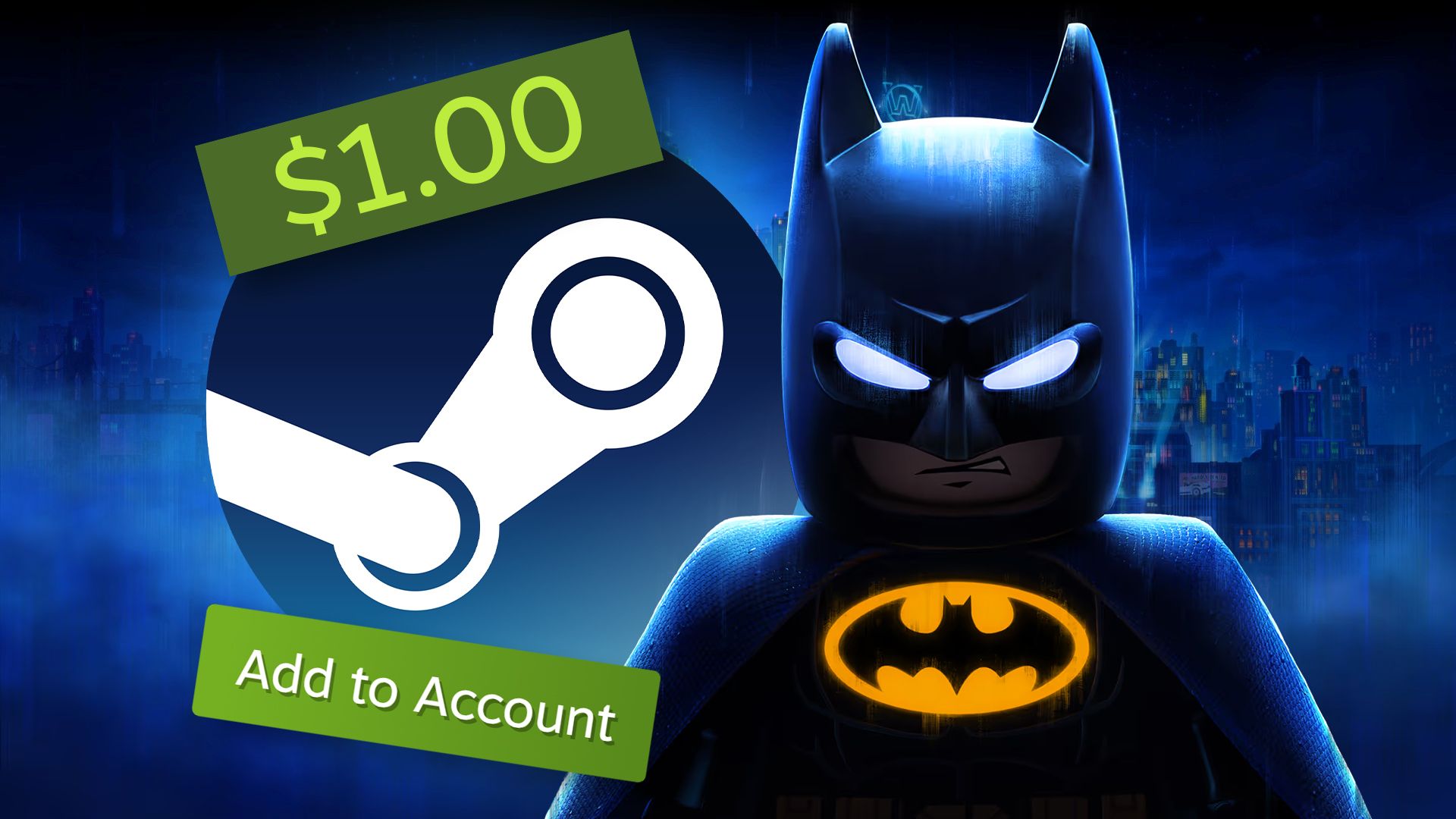 Steam Users Have a Chance to Get LEGO Batman: Legacy of the Dark Knight for Just $1