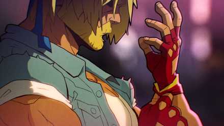 Roads of Fury 4: Axel Stone pulling on gloves