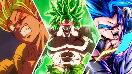 Super Saiyan Gogeta, the true legendary Super Saiyan Broly, Gogeta Blue