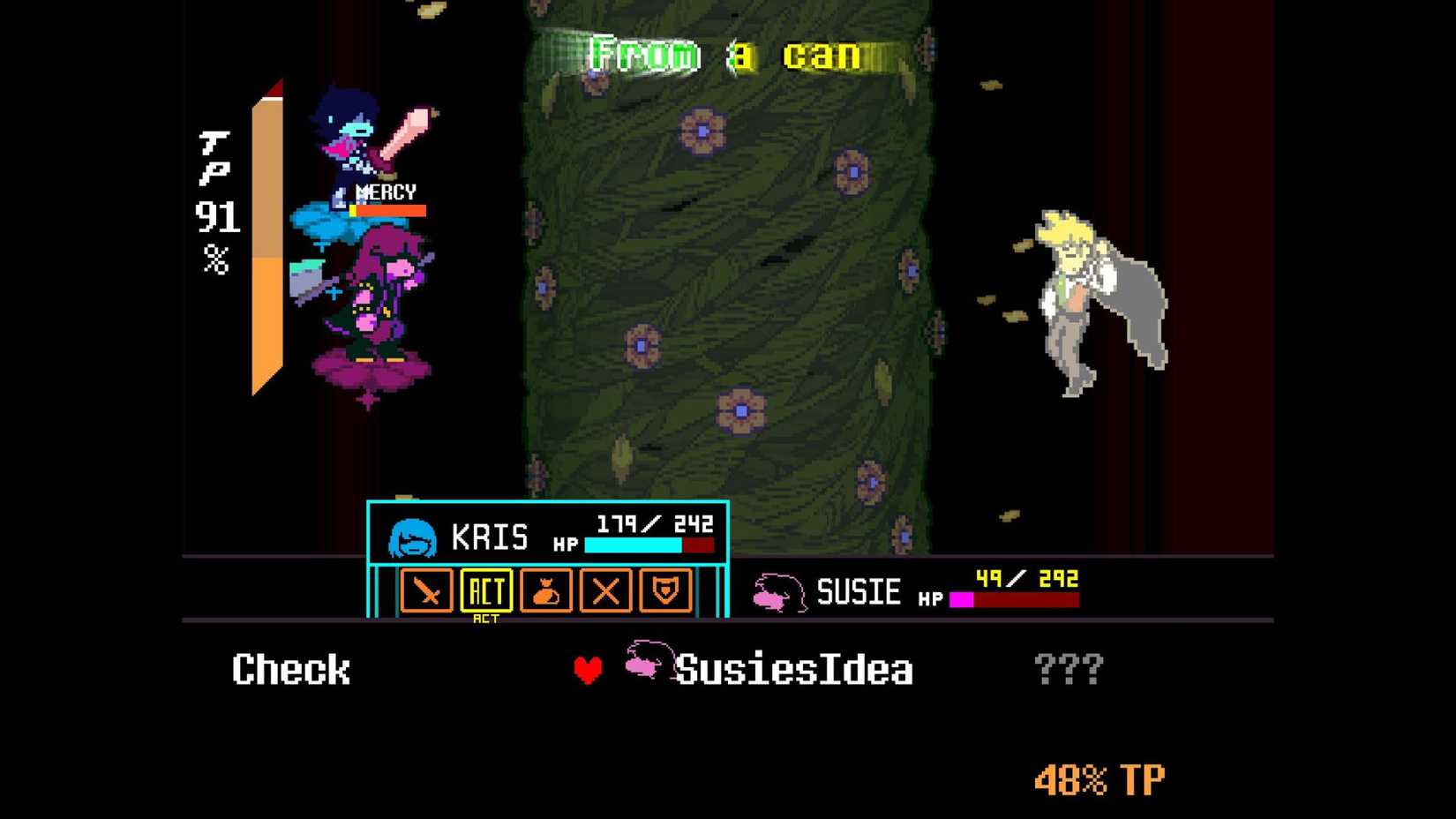 Suzy's idea from Deltarune