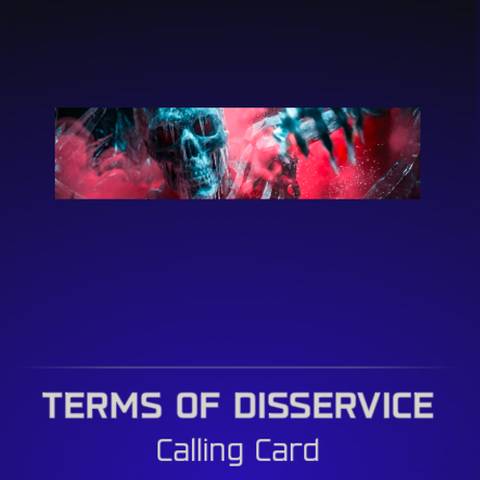 Out of Service Calling Card Terms - Black Ops 7