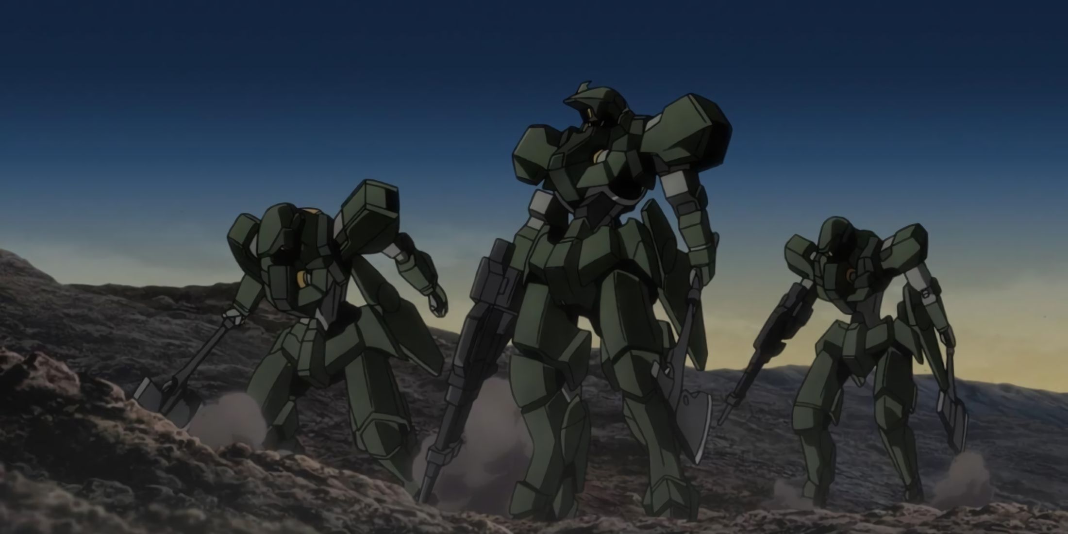 The Gundam used by the enemy