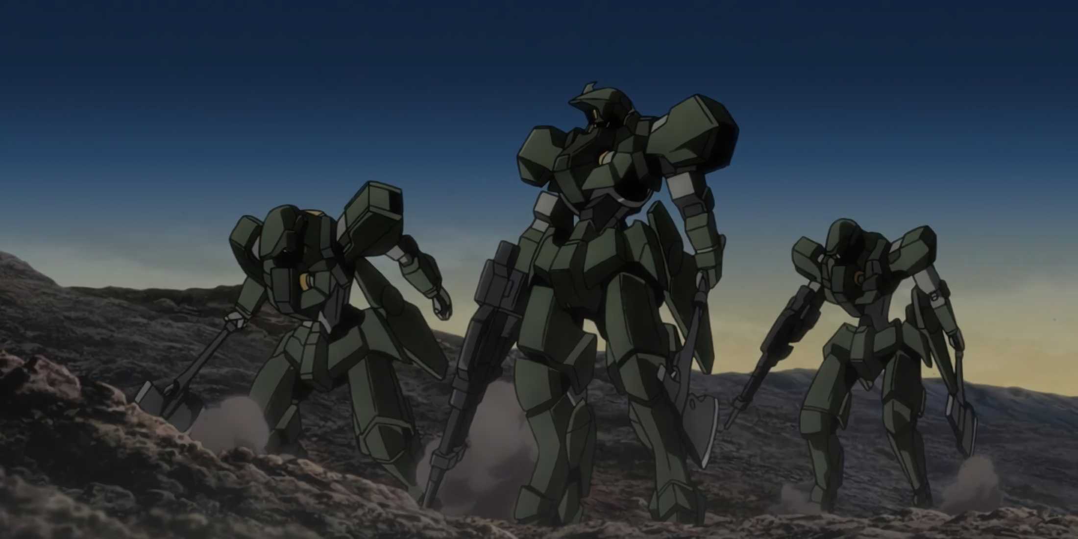 The Gundam used by the enemy