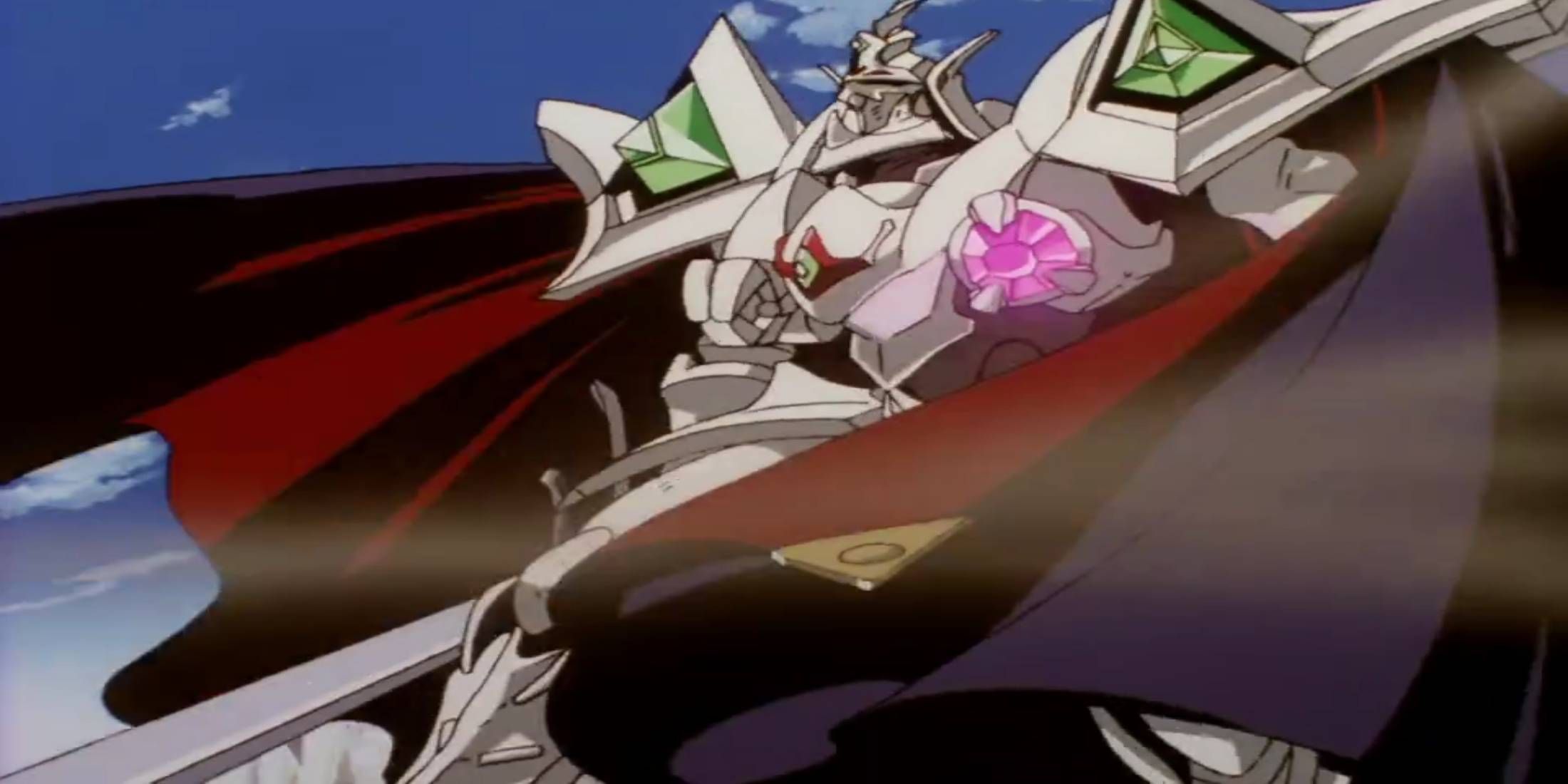 The Vision of Escaflowne Episode 1 Guymelef biomechanical dragon armor from the episode intro