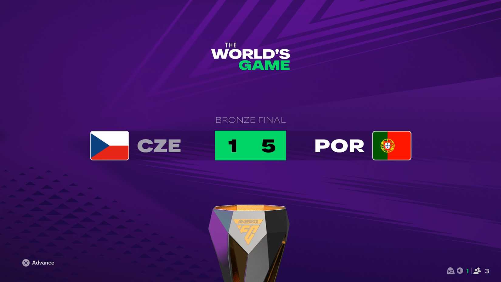 Third place match result in EA Sports FC 26