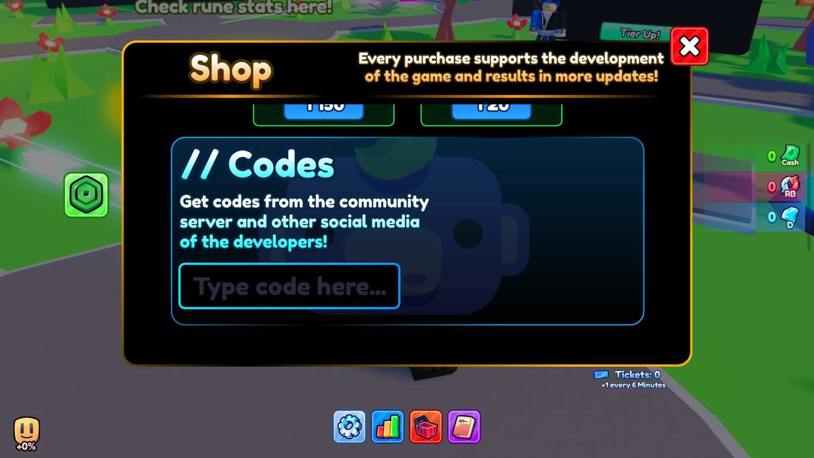 TNT Increment code tab