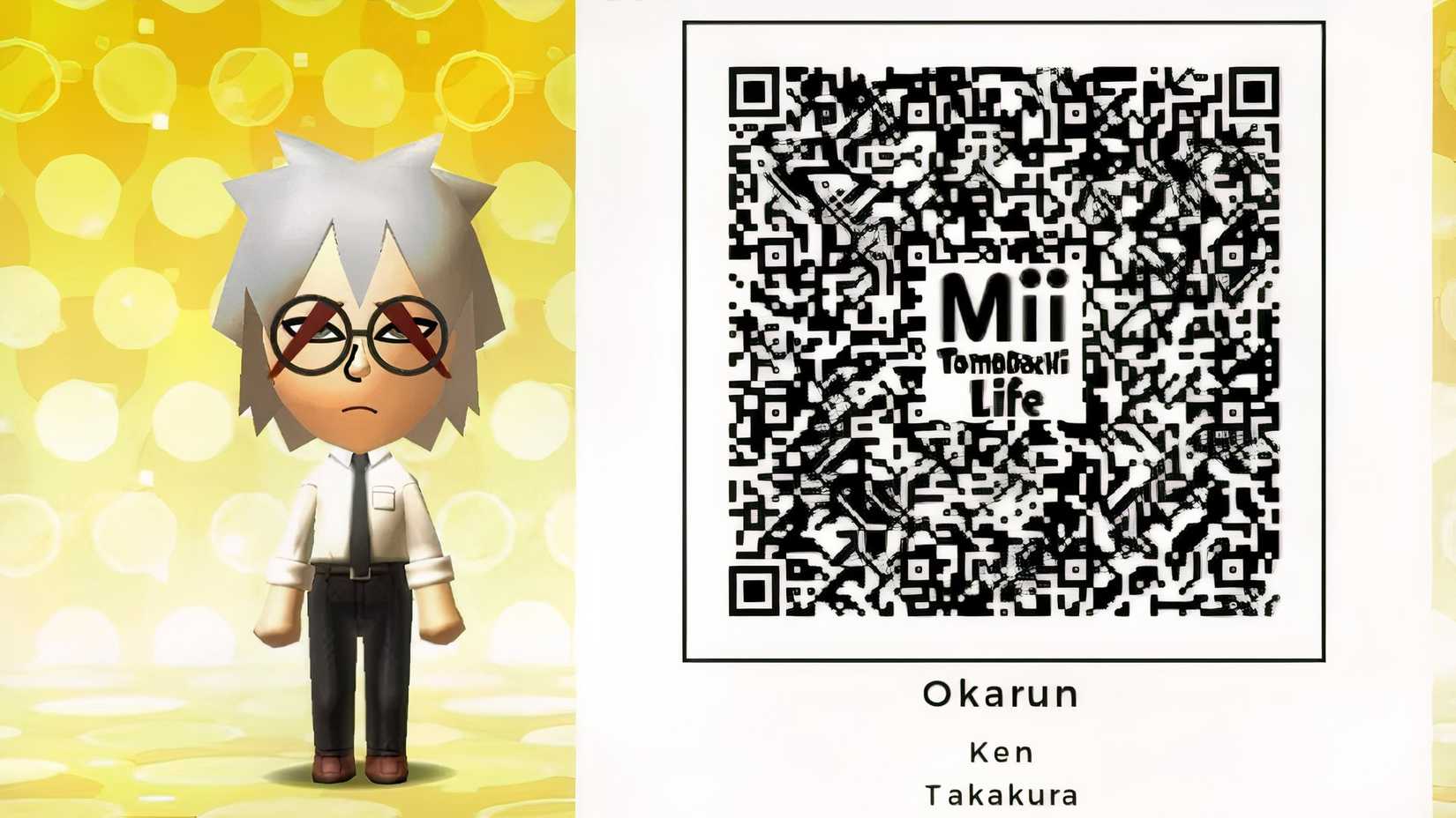 Tomodachi Life QR Codes