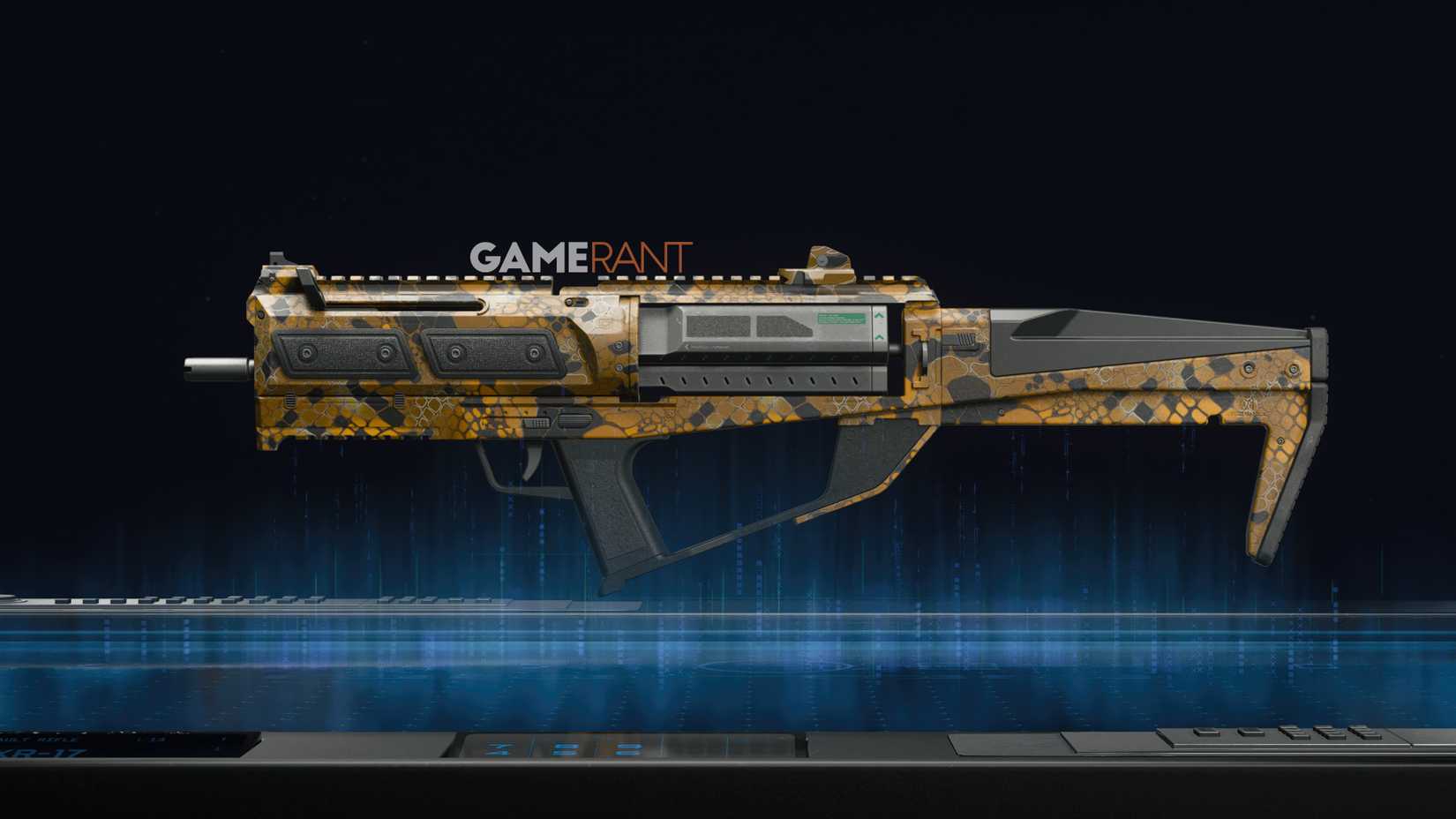 Topaz Snake Camo Preview on the CBRS-3- Black Ops 7