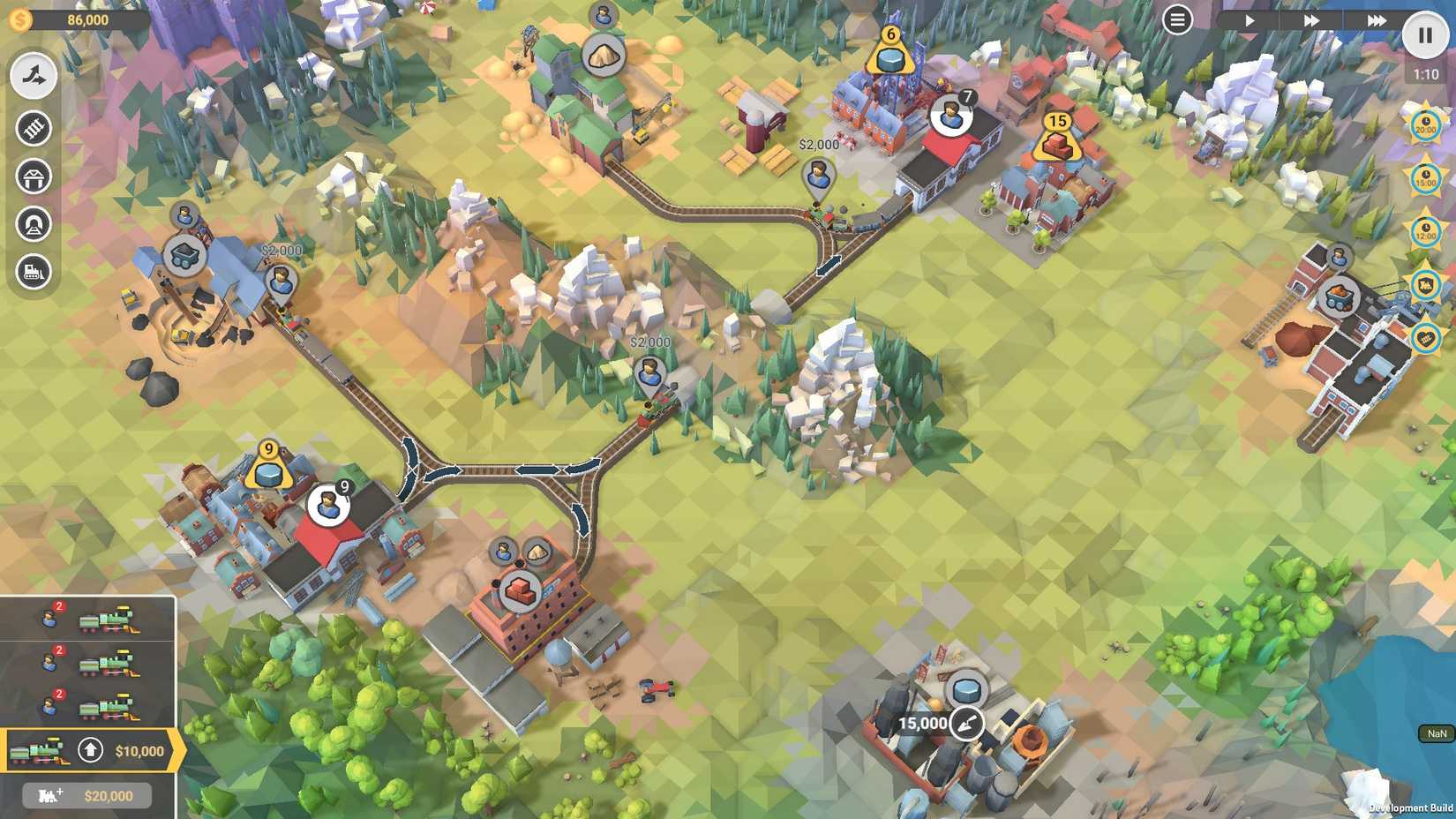 a forest map in train valley 2.