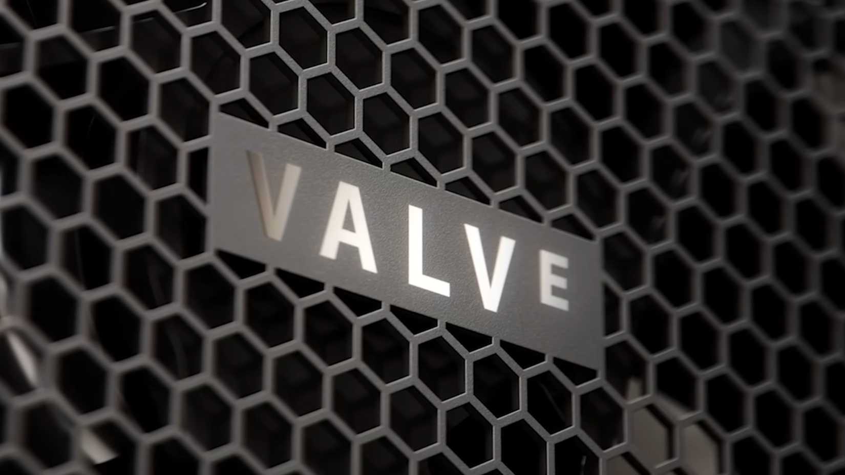 valve logo on steam machine