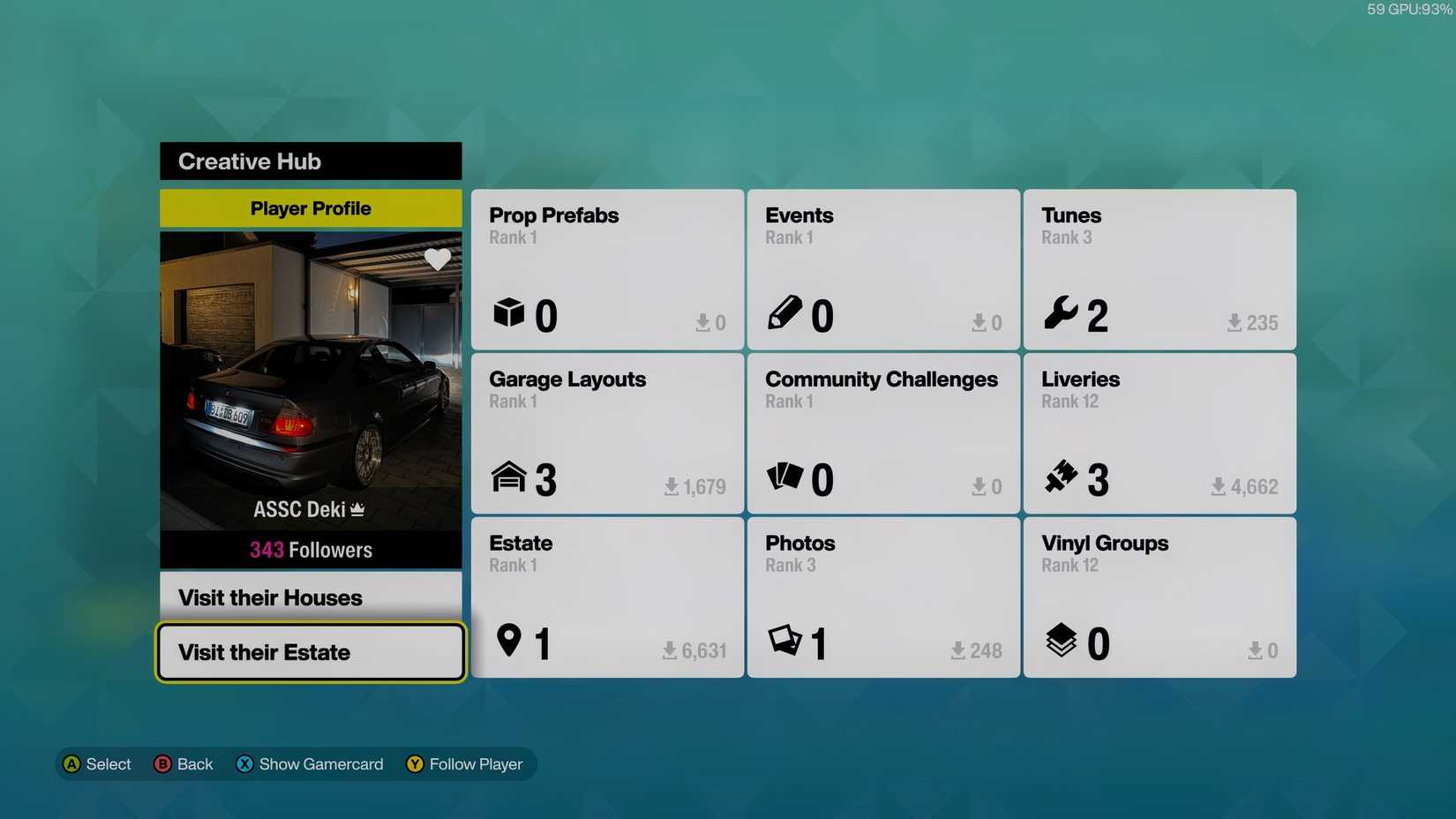 visit their estate option in forza horizon 6
