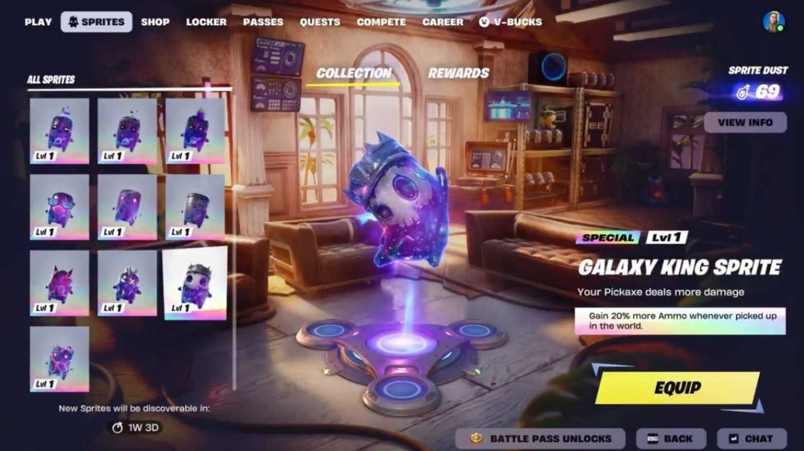 What Do Galaxy Sprites Do in Fortnite