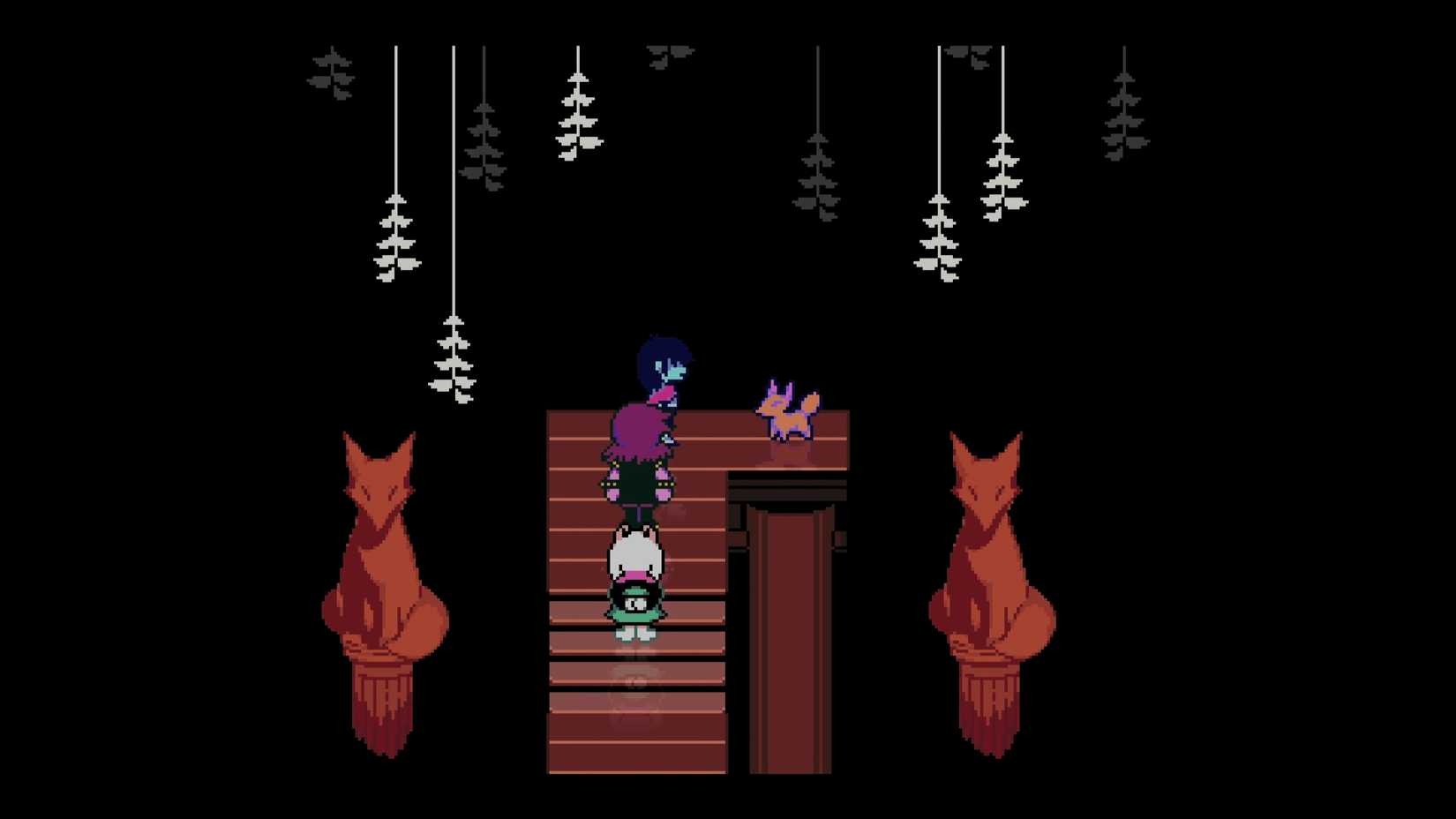 what's inside the five fox doors in deltarune chapter 5