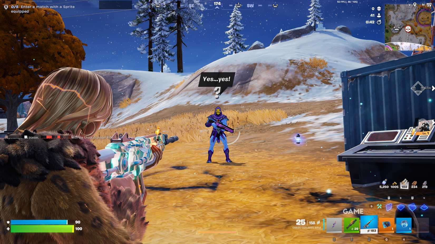Where to Find Skeletor in Fortnite Runners