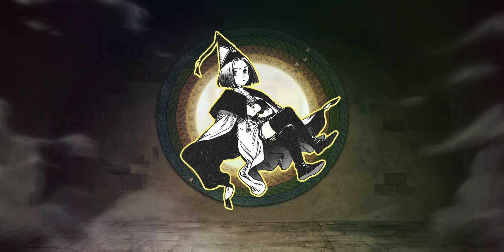 Witch Hat Atelier Loroga Not Colorized Manga and Episode 3 Intro Scene