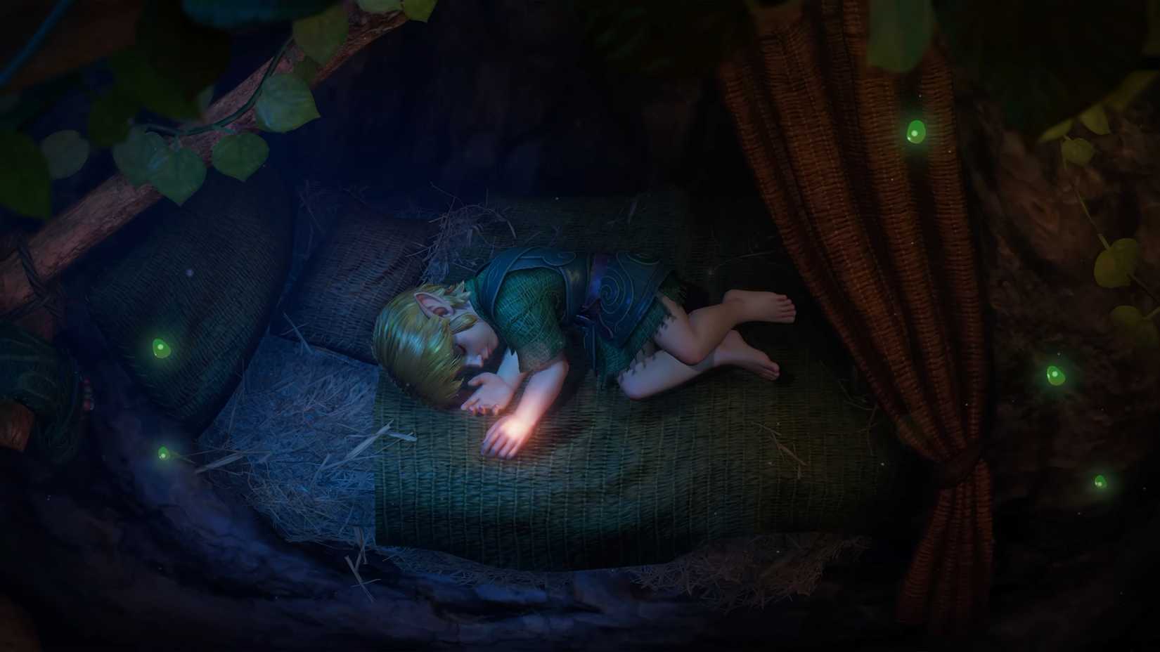 Zelda Ocarina of Time Remake Link Sleeping