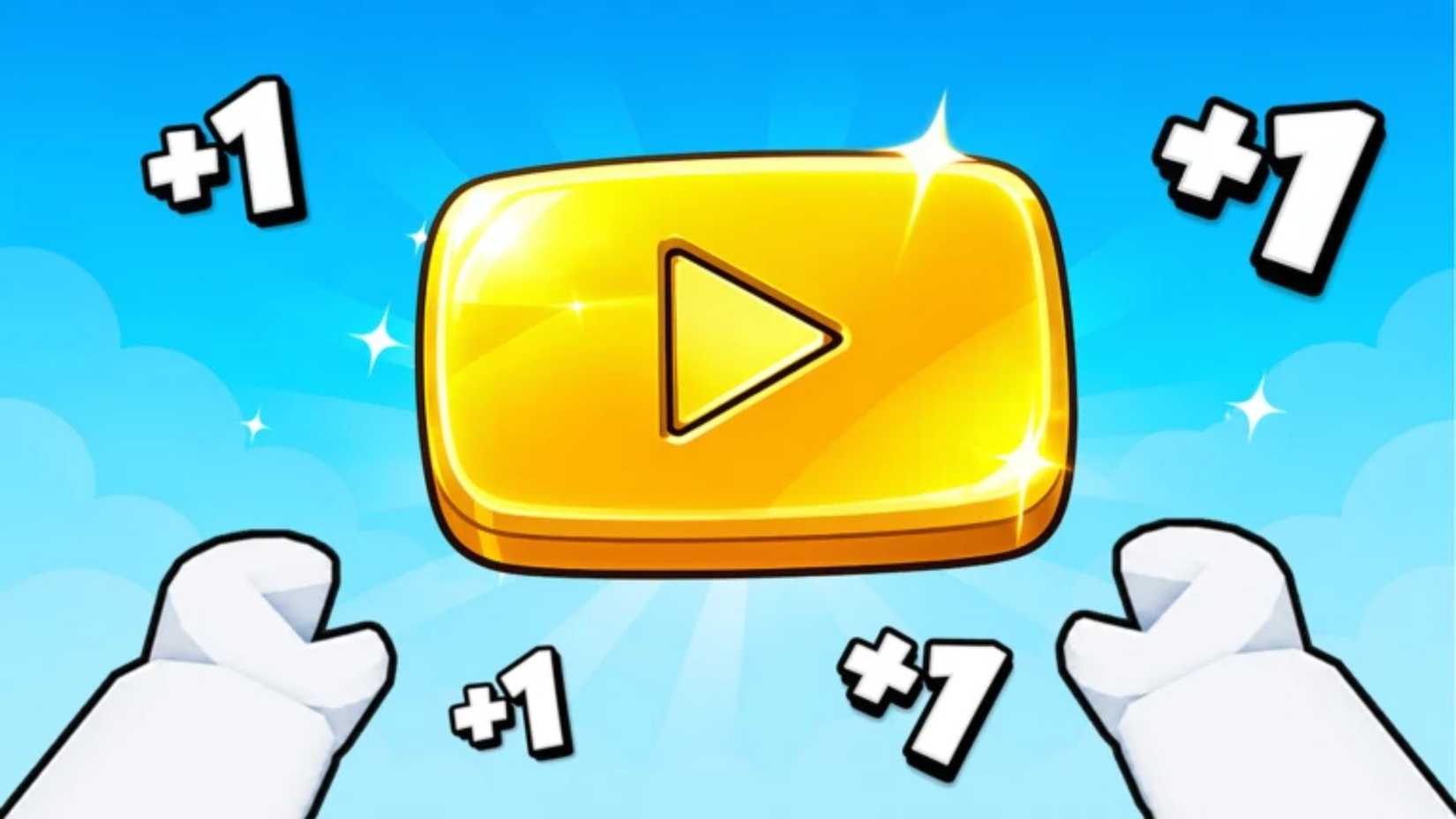 +1 fan per step youtube logo