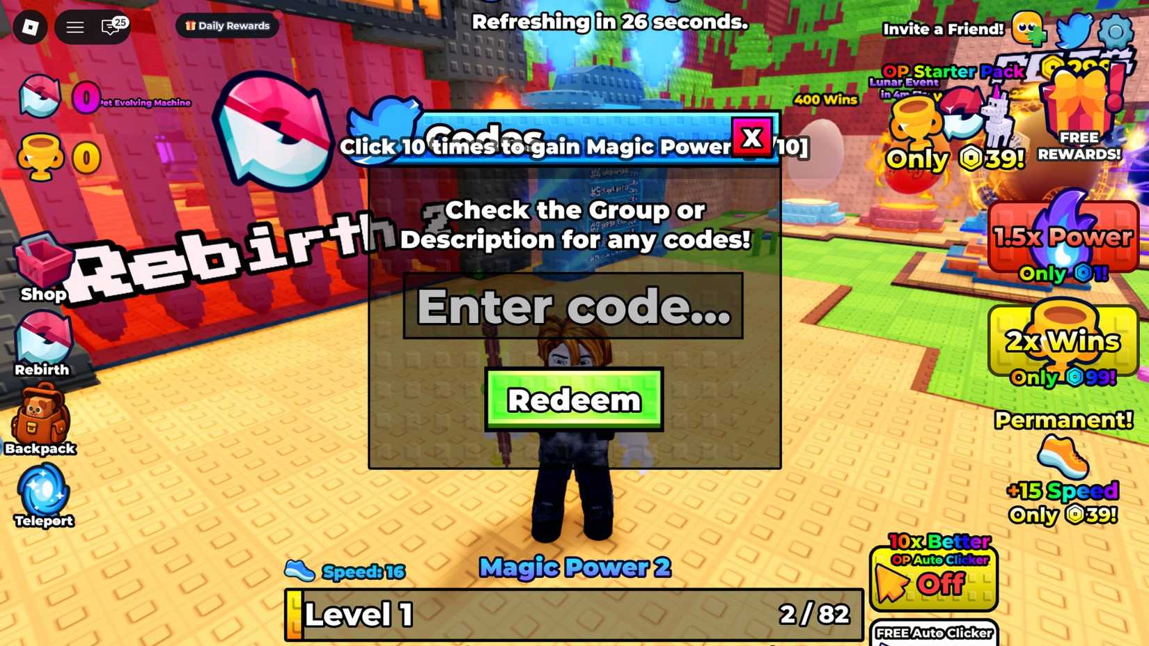 Magic Evolution +1 Magic Evolution Codes