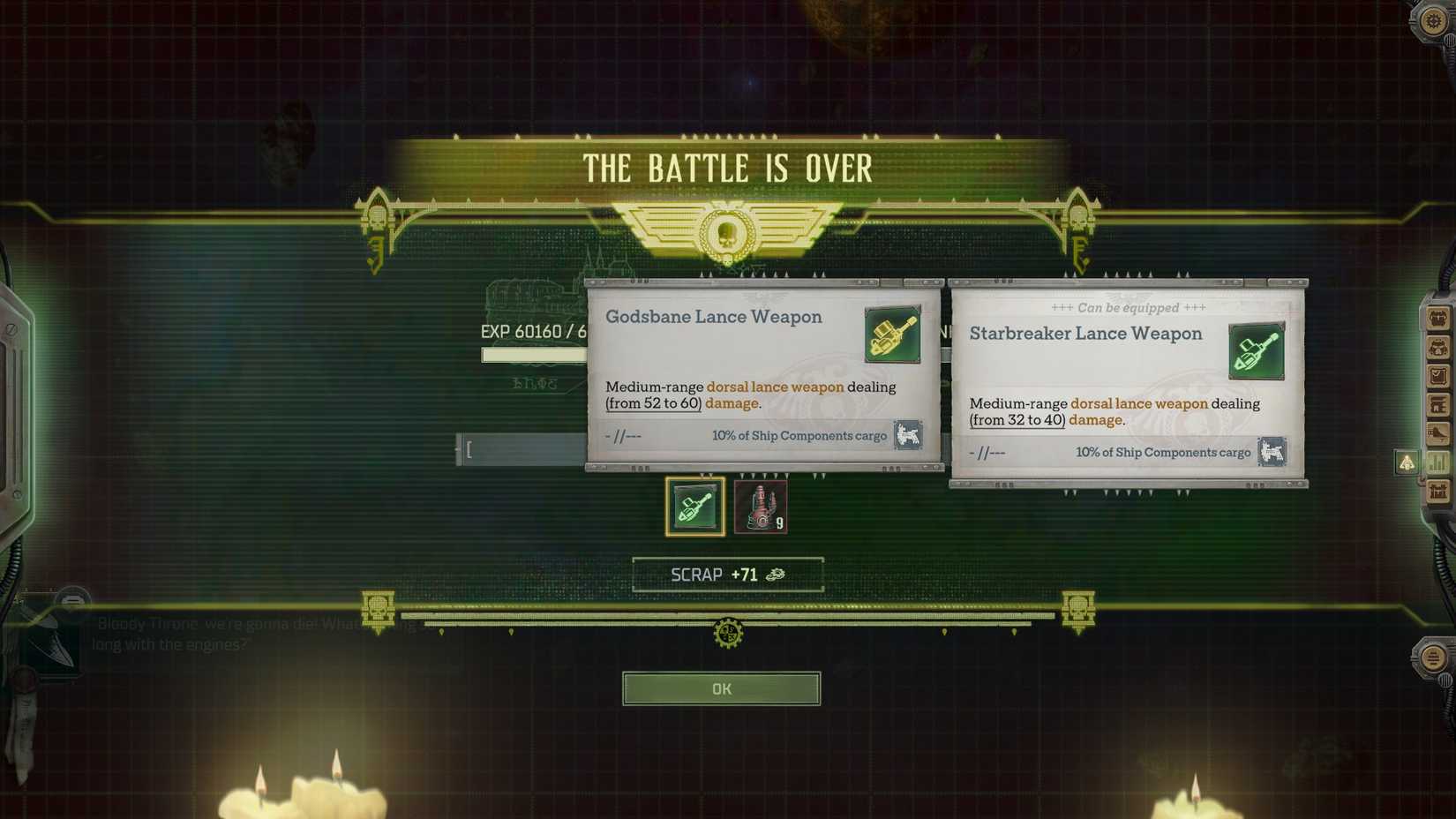 Rogue Trader Interstellar Sextant Rewards