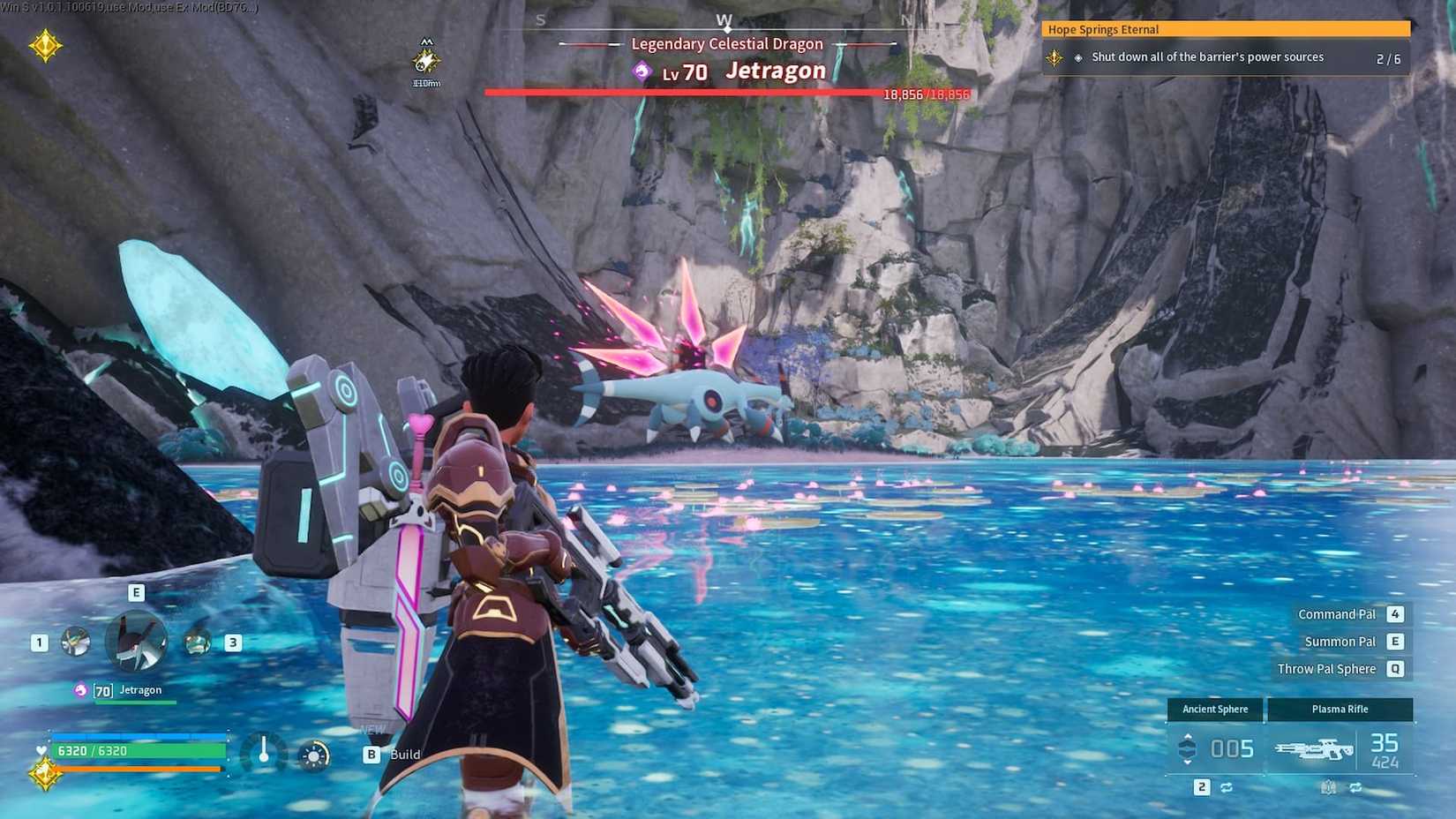 Palworld Jetragon spawn Sunreach