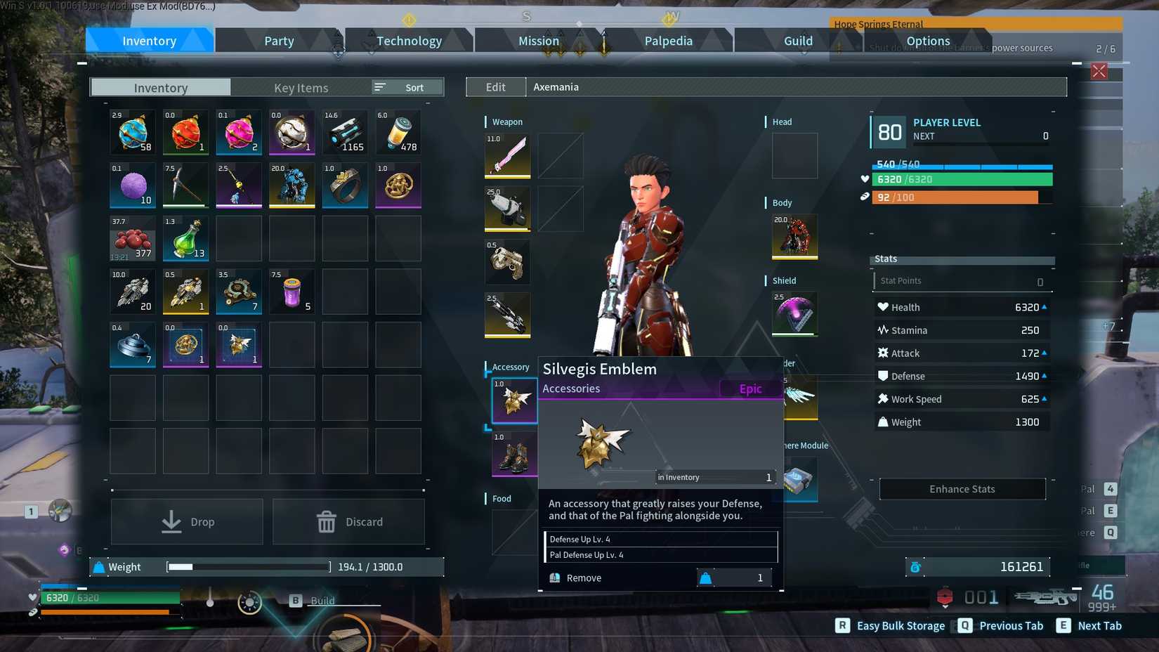 Palworld Silvegis Emblem effect