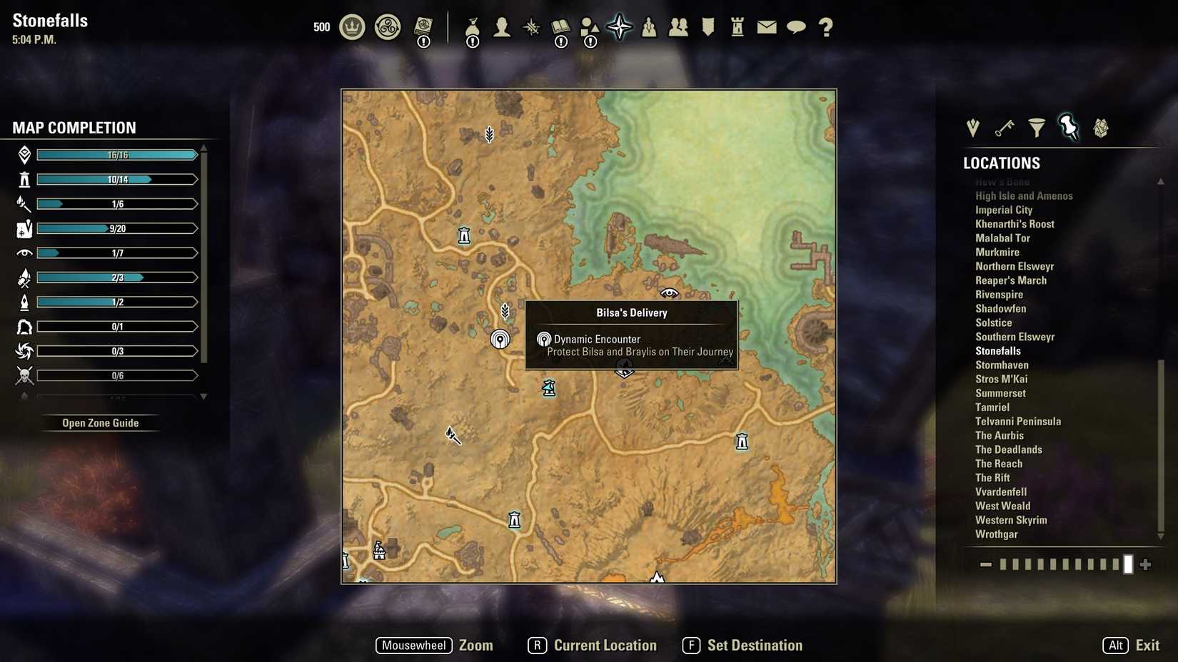 ESO Dynamic Encounter Map Icon
