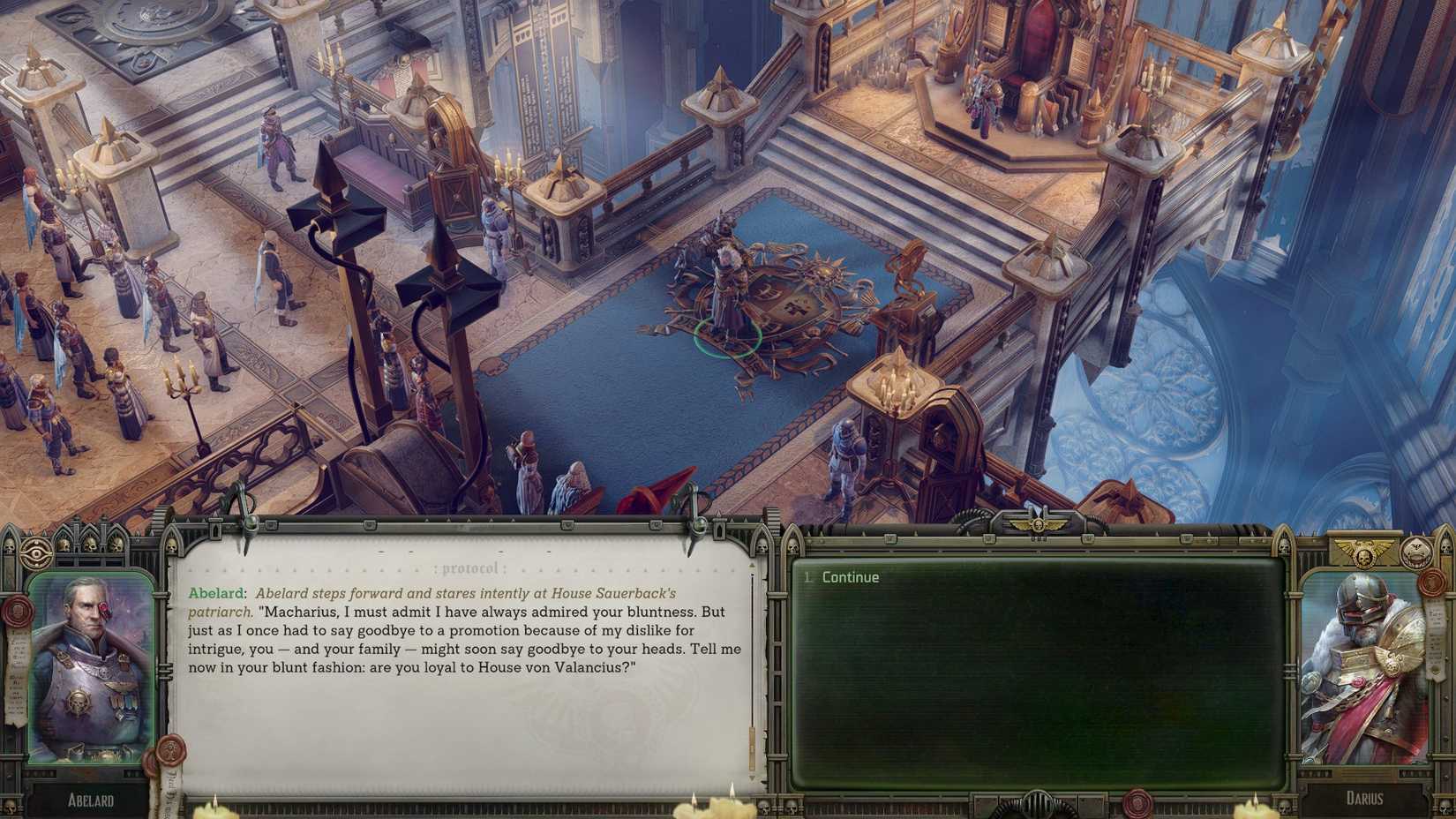 Rogue Trader Blood Ties Abelard Sentences Sauerbacks