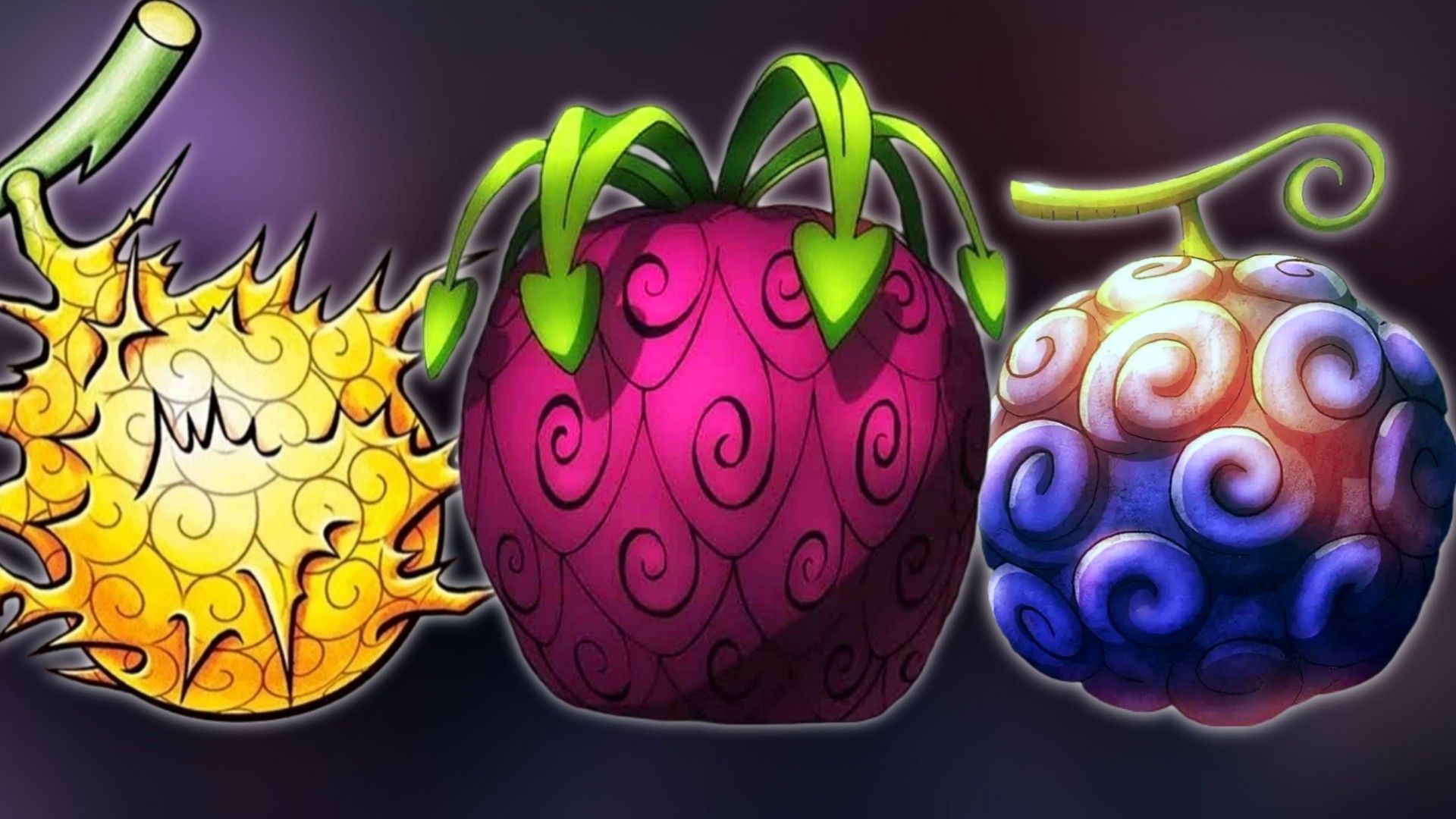 Image of the 3 strongest Devil Fruits in one piece