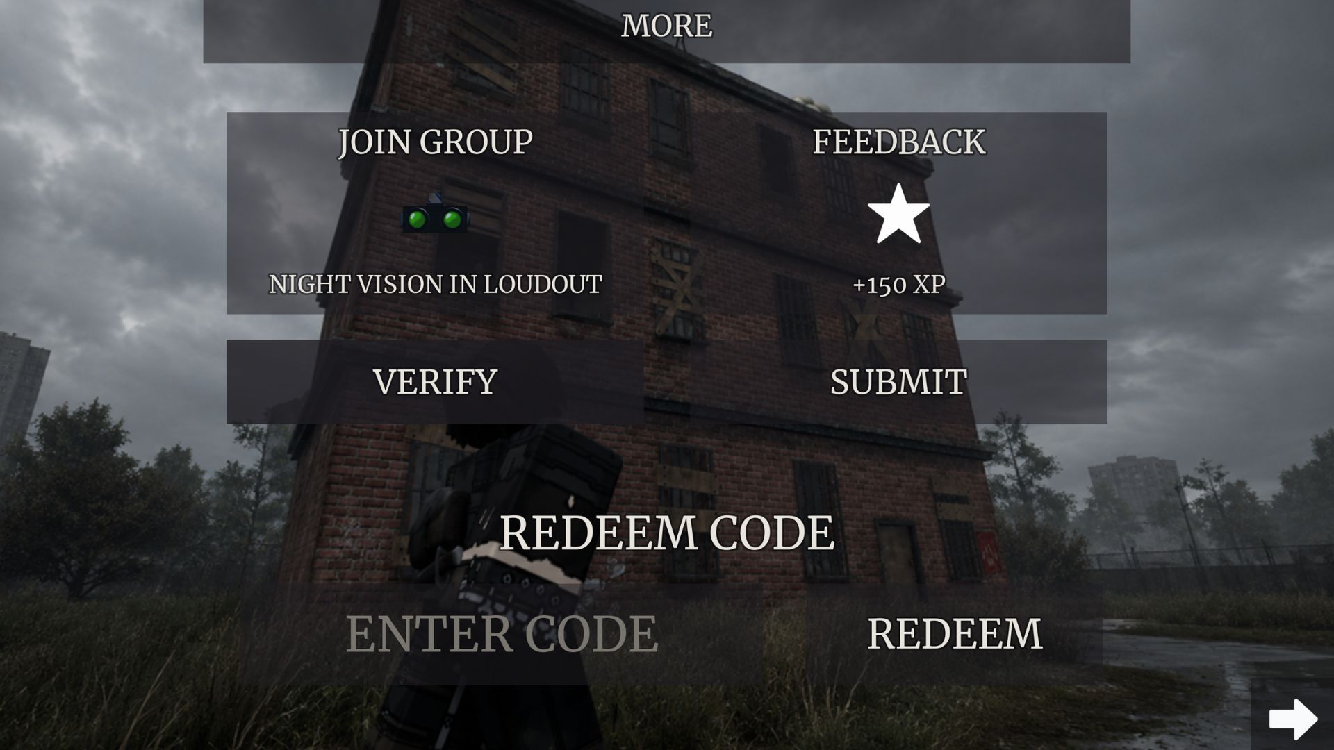 A Quiet Place Deadzone the codes tab