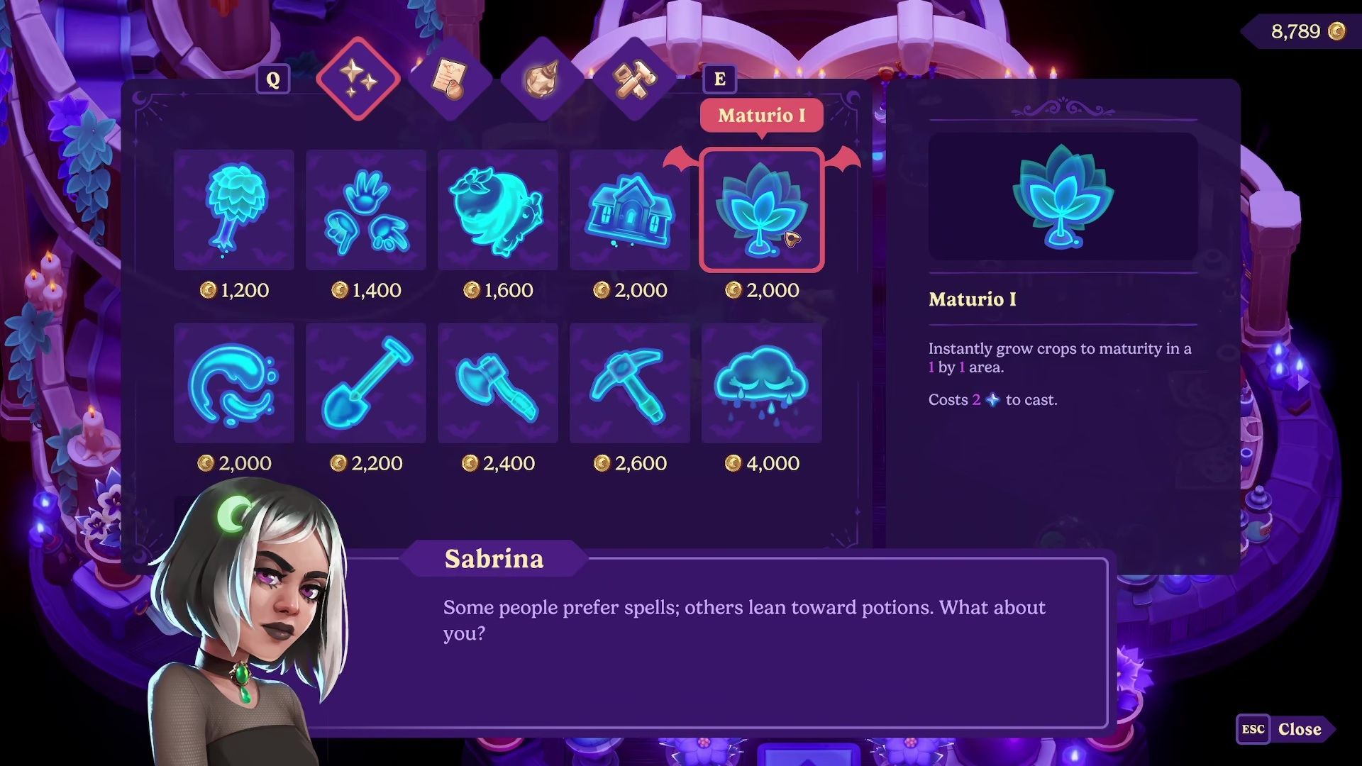 a touch of magic quest in moonlight peaks Use a Spell to Grow a Crop
