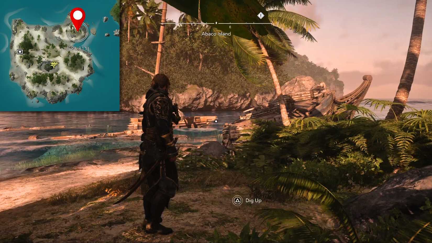 Abaco Island Treasure Location AC4 Black Flag Resynced