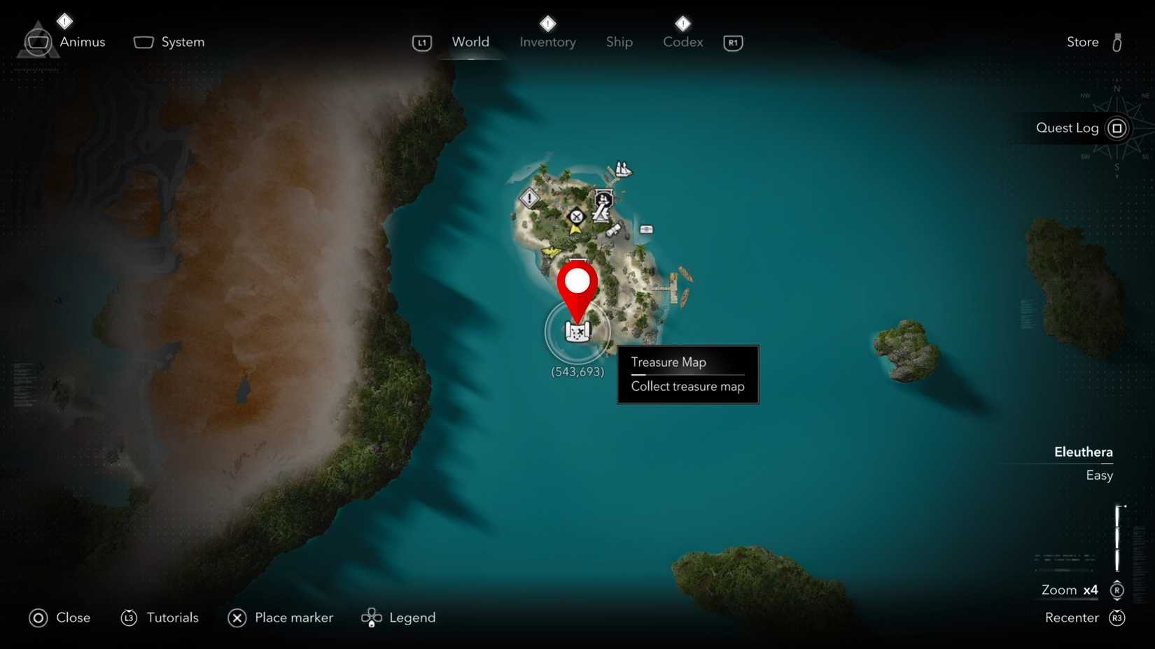 Abaco Island Treasure Map Location AC4 Black Flag Resynced