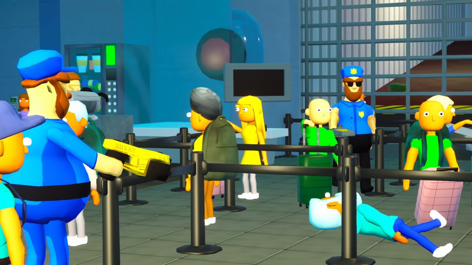 Airport Security Sucks! queue