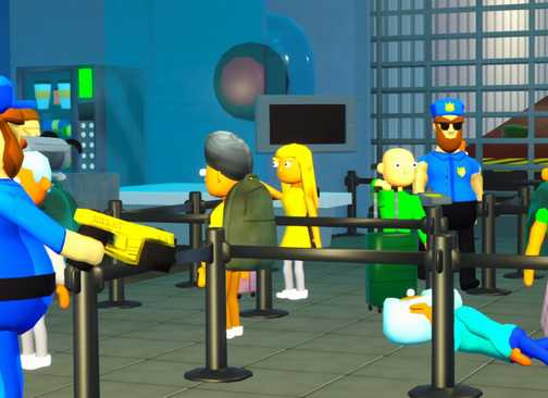 Airport Security Sucks! queue