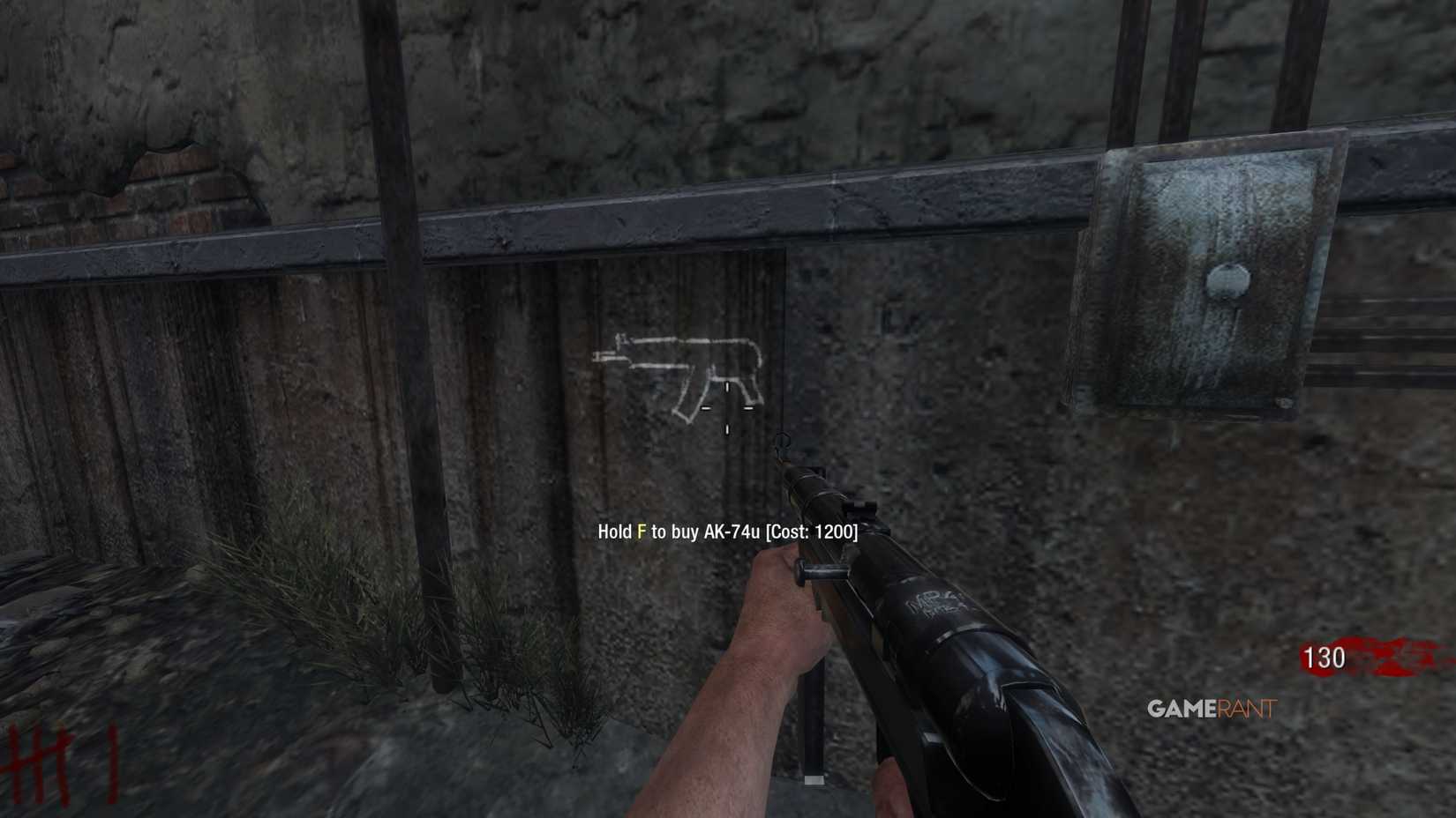 AK-74u Wall Buy Location - Kino Der Toten - Black Ops 1 Zombies
