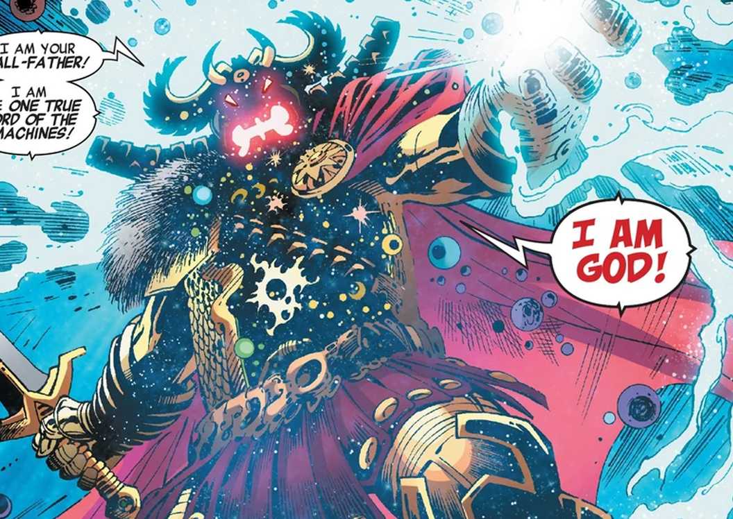 all father ultron declaring himself god
