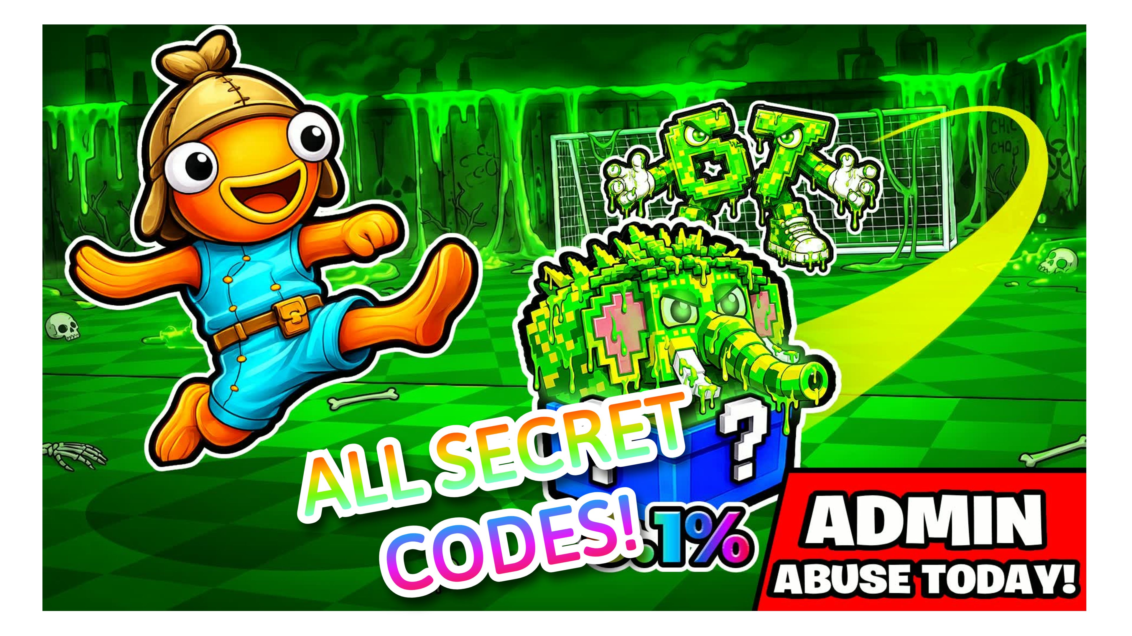 All Kick a Lucky Rot Codes in Fortnite - 1