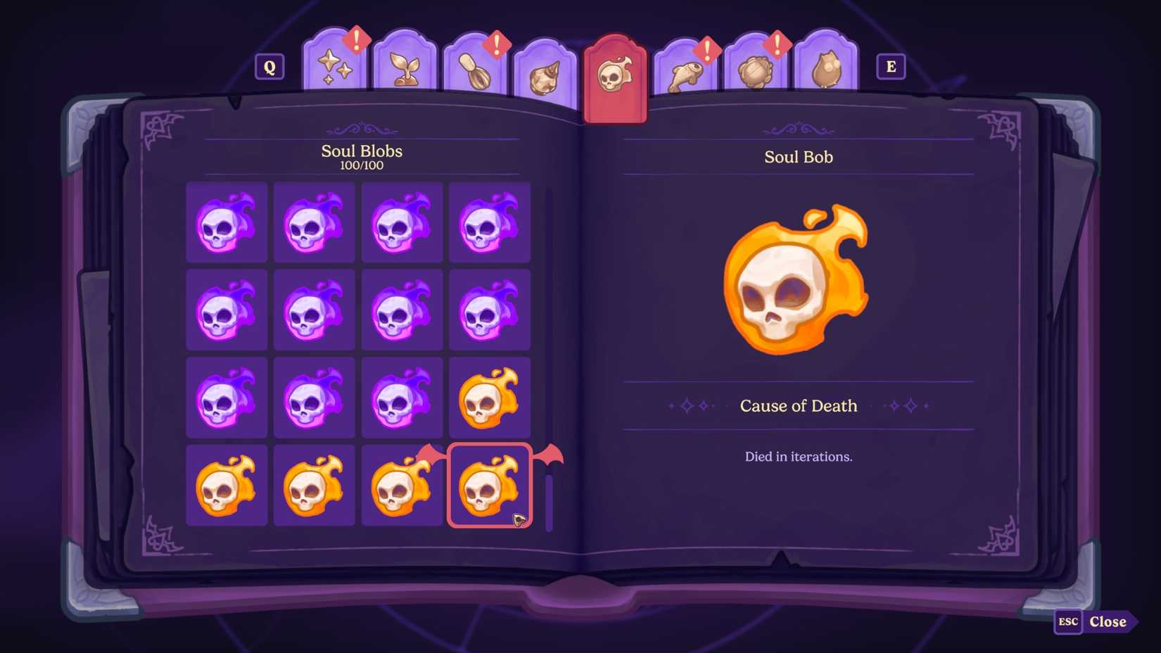 all soul blobs in moonlight peaks