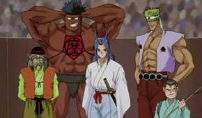 An enemy team is introduced during the Demon World Tournament arc.