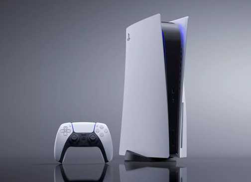 PlayStation 5 Console with a Controller