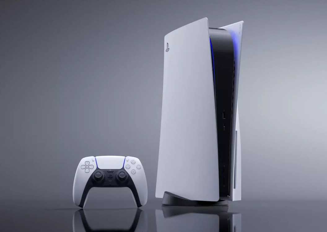 PlayStation 5 Console with a Controller