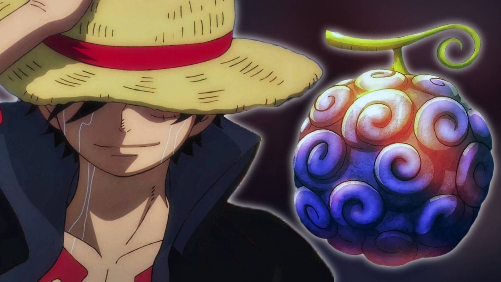 image of Monkey d. luffy next to Hito Hito no Mi Model Nika