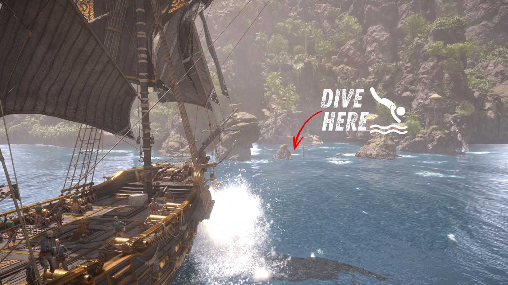 Anotto Bay Entrance Crimson Cloak AC Black Flag Resynced