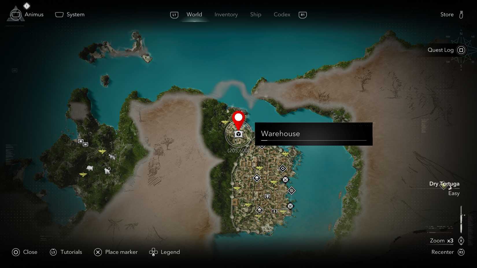 Anotto Bay Treasure Map Location Crimson Cloak AC Black Flag Resynced