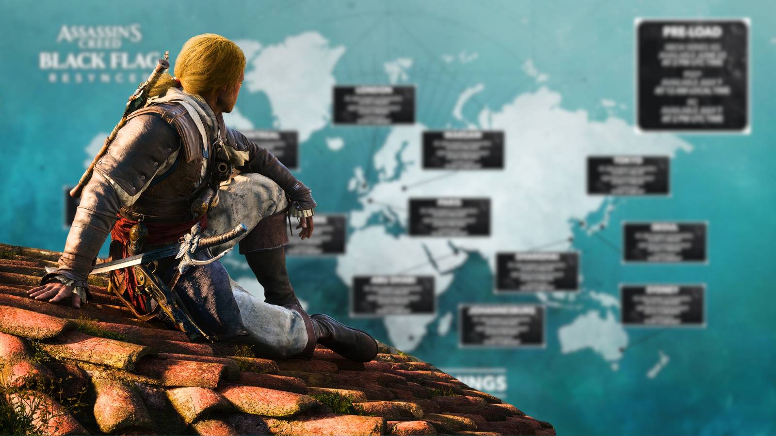 Assassin's Creed Black Flag Resynced Release Times