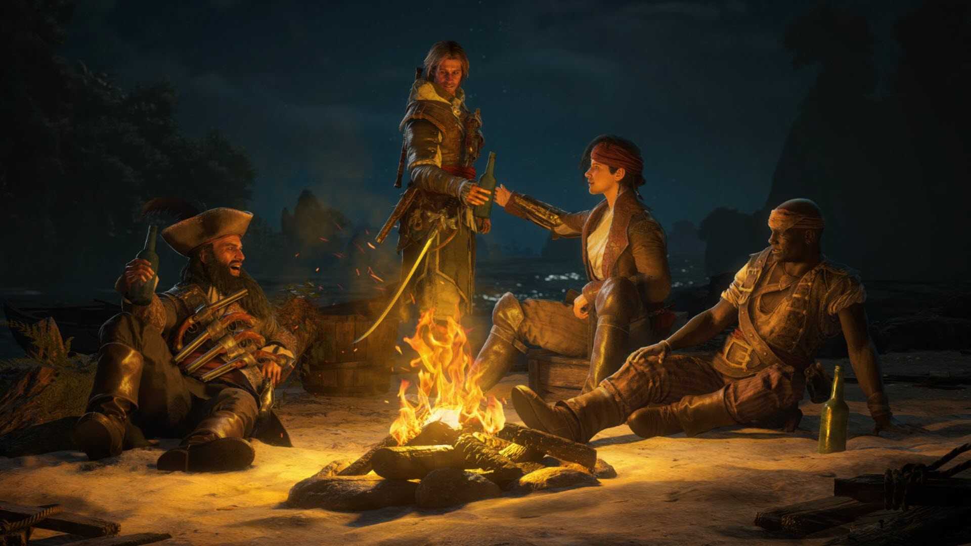 assassins creed black flag resynced pirates celebrating