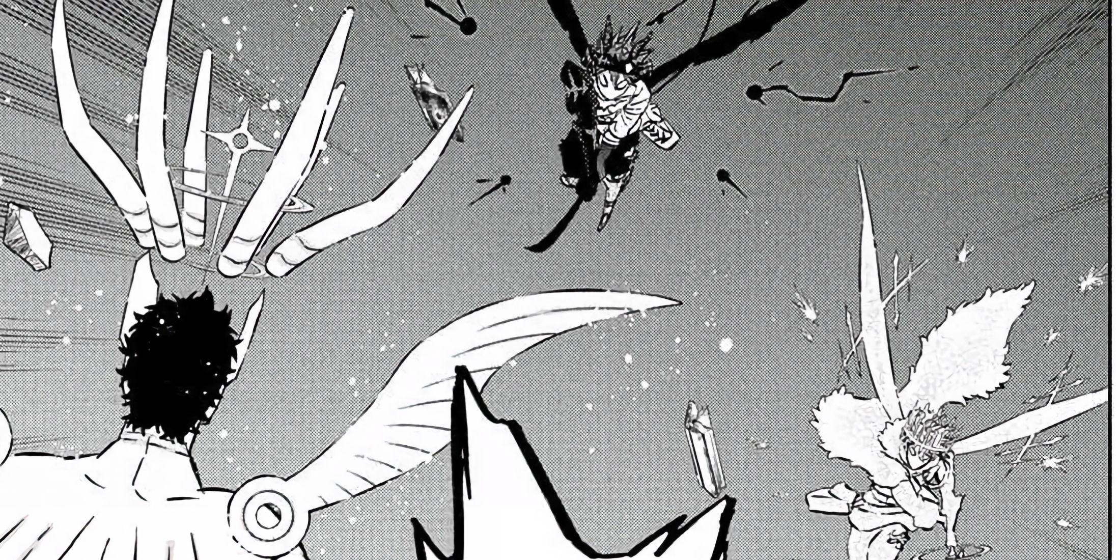 Asta and Yuno attack Lucius together during the final battle.