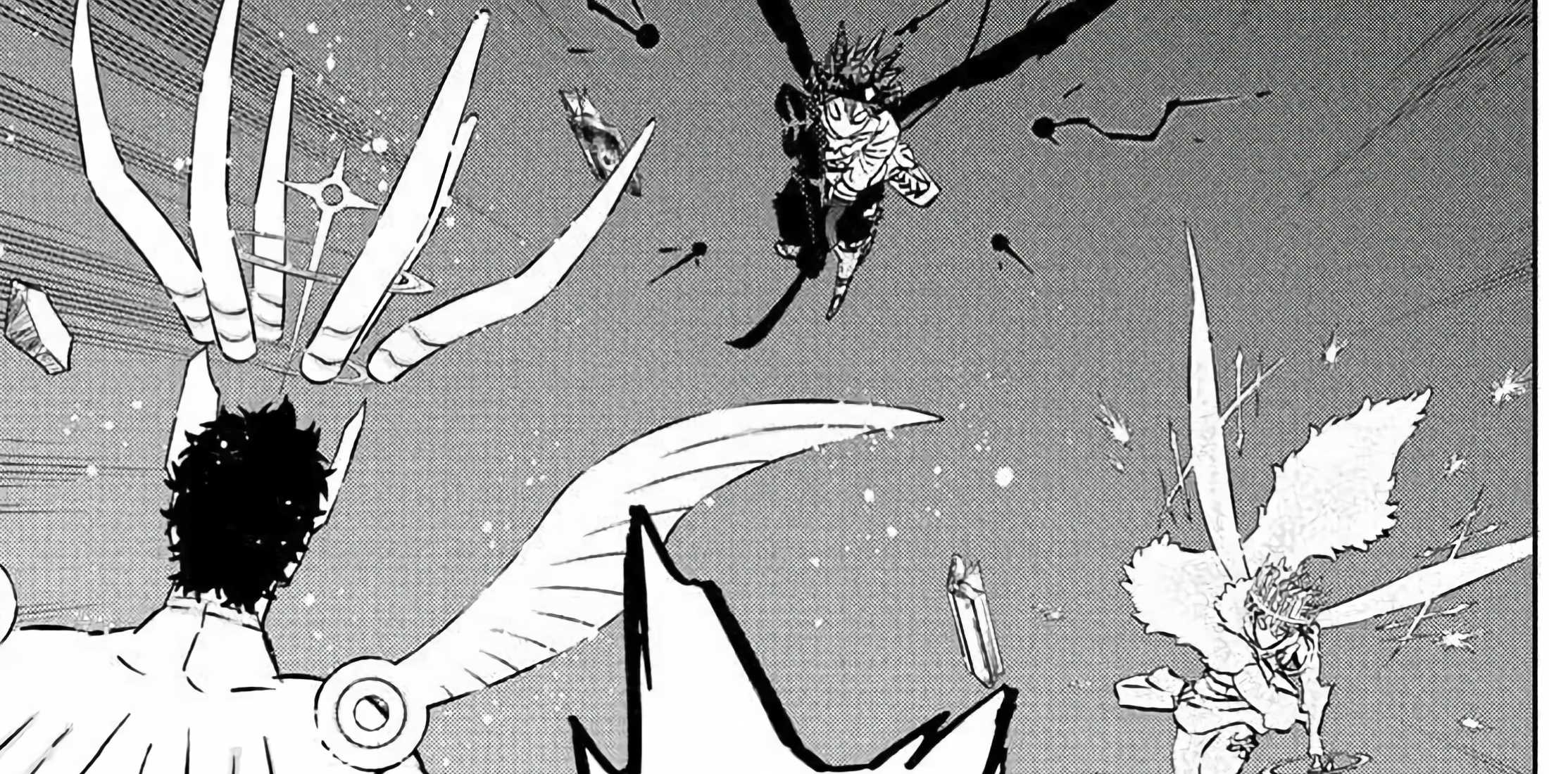 Asta and Yuno attack Lucius together during the final battle.