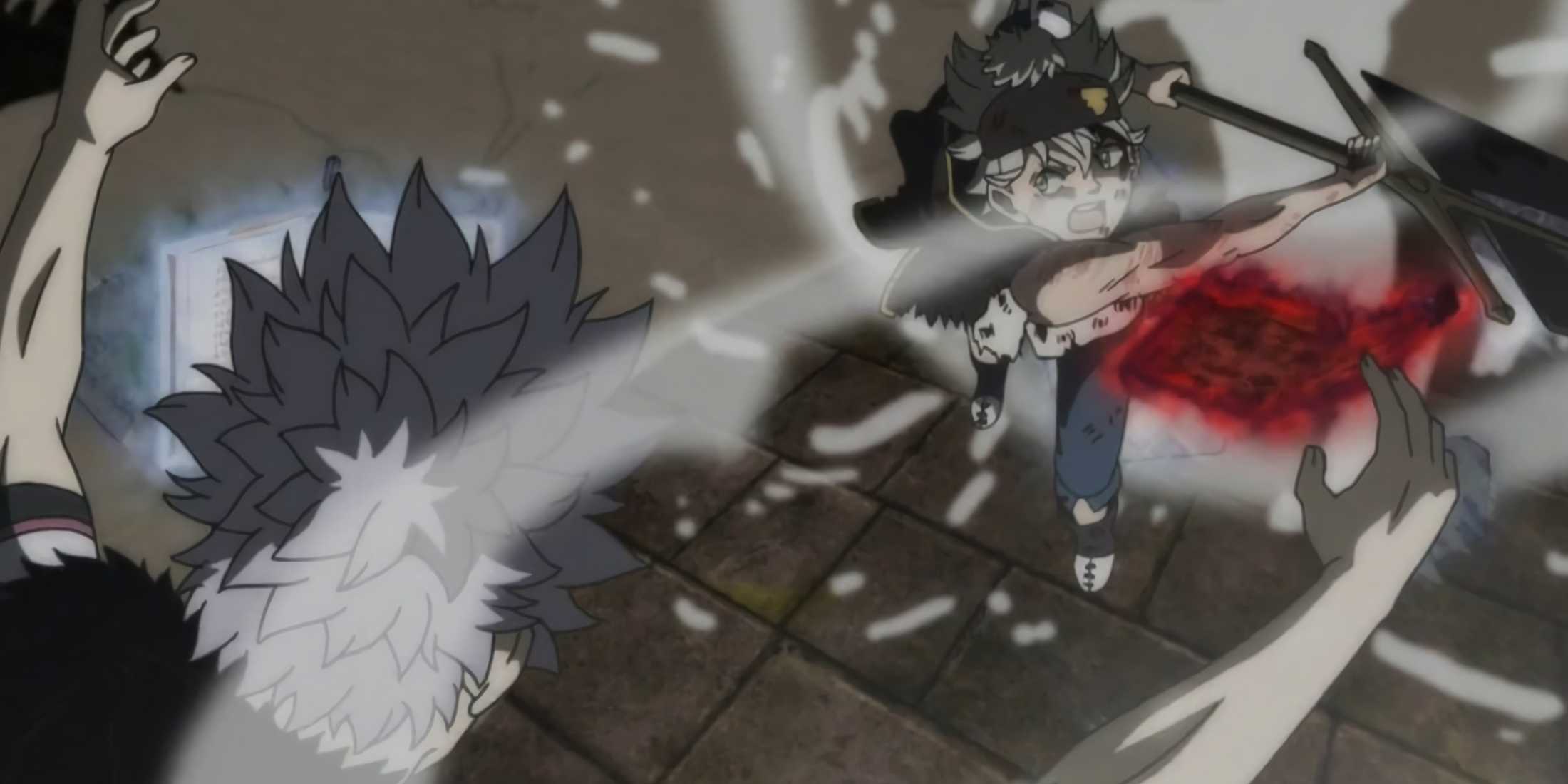 Asta beats Mars, destroying his crystals.