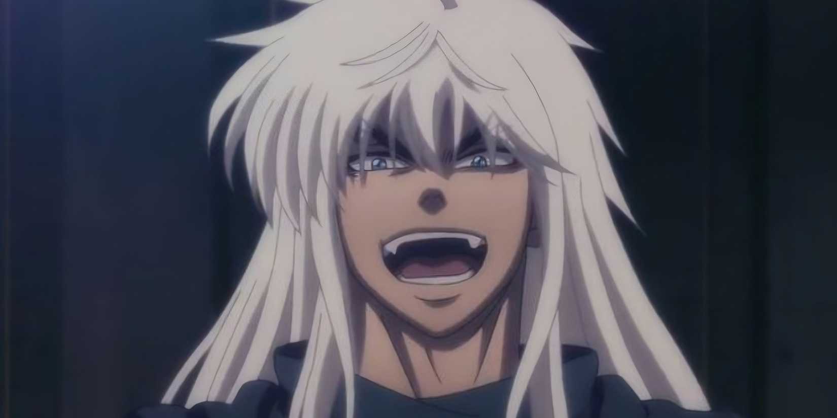 Bastard anime-dark snider with his mouth open
